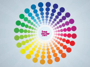 Att använda en färgcirkel för att hitta fina färgkombinationer är enklare än vad man kanske skulle tro. En enkel färgcirkel kan du ladda ner och skiva ut kostnadsfritt exempelvis på Vecteezy.com.Skriv ut den på ett stort A4-papper så får du en bra överblick när du ska fundera på hur du vill skapa olika färgkombinationer.