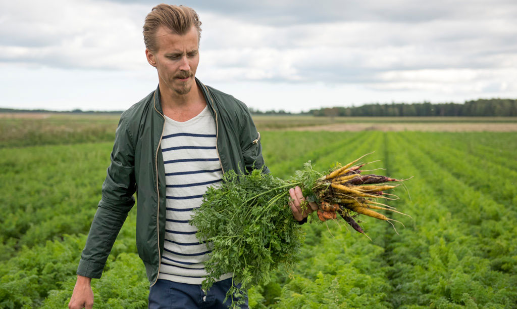 Paul Svensson älskar egenodlat