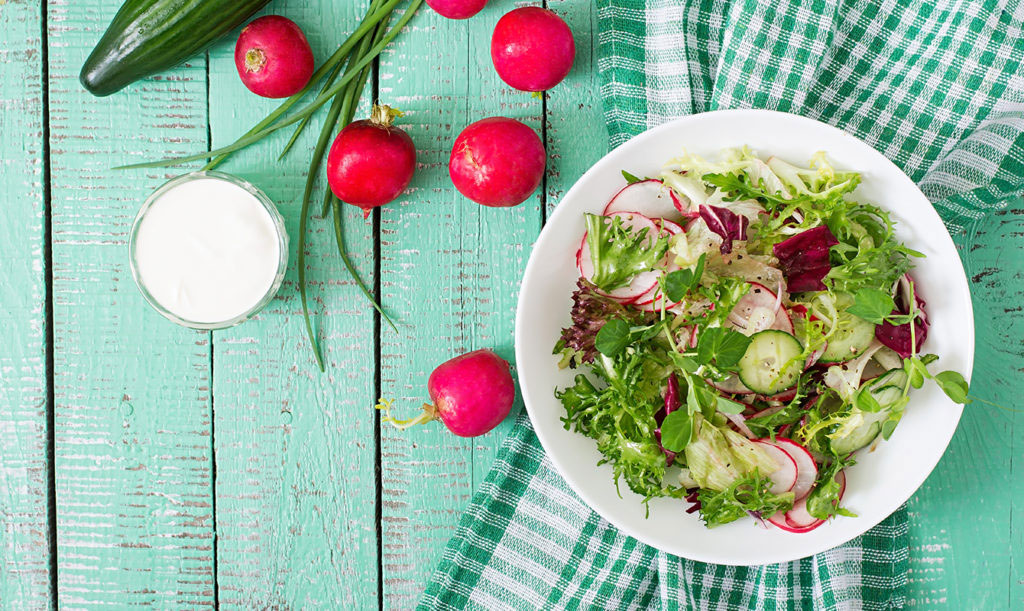 Sommarsallad med rädisor