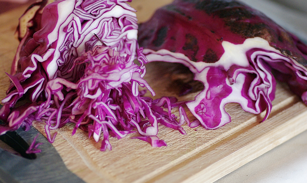 Syrad rödkål